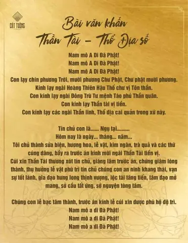 Bài Cúng Nhập Tượng Thần Tài Chuẩn Truyền Thống & Cách Làm Lễ Hô Thần Đầy Đủ