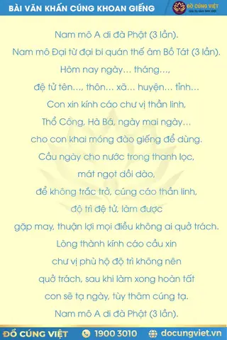 Bài Cúng Khoan Giếng Lấy Nước Tưới Cà Phê: Văn Khấn Chuẩn Và Cách Sắm Lễ Đầy Đủ Bài Cúng Khoan Giếng Lấy Nước Tưới Cà Phê: Văn Khấn Chuẩn Và Cách Sắm Lễ Đầy Đủ