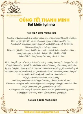 Bài Cúng Lễ Thanh Minh: Văn Khấn Chuẩn Tại Nhà Và Ngoài Mộ Đầy Đủ Nhất Bài Cúng Lễ Thanh Minh: Văn Khấn Chuẩn Tại Nhà Và Ngoài Mộ Đầy Đủ Nhất
