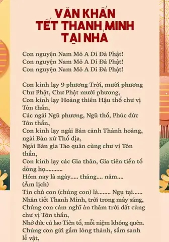Bài Cúng Lễ Thanh Minh: Văn Khấn Chuẩn Tại Nhà Và Ngoài Mộ Đầy Đủ Nhất Bài Cúng Lễ Thanh Minh: Văn Khấn Chuẩn Tại Nhà Và Ngoài Mộ Đầy Đủ Nhất