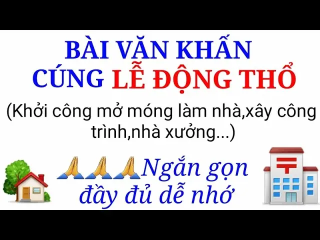 Bài Cúng Động Thổ Xây Văn Phòng: Sắm Lễ, Nghi Thức Và Văn Khấn Mở Móng Chuẩn Bài Cúng Động Thổ Xây Văn Phòng: Sắm Lễ, Nghi Thức Và Văn Khấn Mở Móng Chuẩn