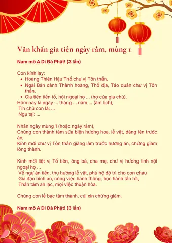 Bài Cúng Cha Mới Mất Ngày Mùng 1: Mẫu Văn Khấn Chuẩn Truyền Thống Và Cách Sắm Lễ Bài Cúng Cha Mới Mất Ngày Mùng 1: Mẫu Văn Khấn Chuẩn Truyền Thống Và Cách Sắm Lễ