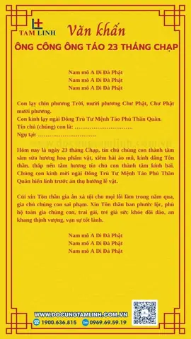 Bài Cúng Ông Công Ông Táo Chuẩn Nhất: Văn Khấn Đầy Đủ, Lễ Vật Và Quy Trình Chi Tiết