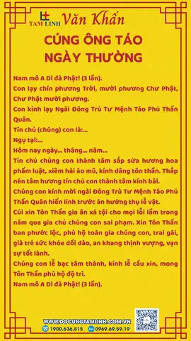 Văn Khấn Cúng Ông Táo Ngày Mùng 1 Chuẩn Nhất: Full Văn Bản, Cách Cúng Và Lễ Vật Chi Tiết