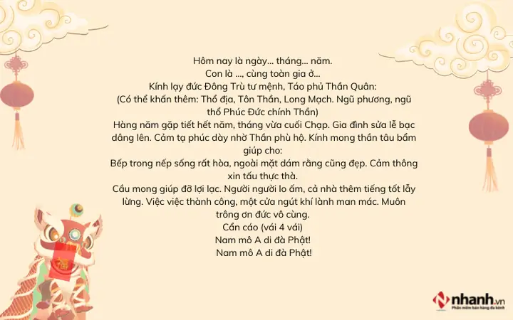Bài Cúng Ông Táo Về Trời Đầy Đủ, Chuẩn Phổ Biến Nhất Năm 2026 Bài Cúng Ông Táo Về Trời Đầy Đủ, Chuẩn Phổ Biến Nhất Năm 2026