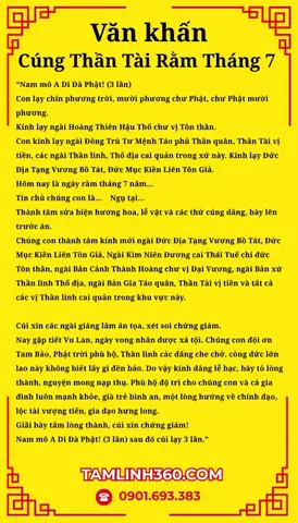 Bài Cúng Rằm Tháng 7 Tại Phòng Làm Việc: Văn Khấn Chuẩn Và Cách Bày Mâm Lễ Đầy Đủ