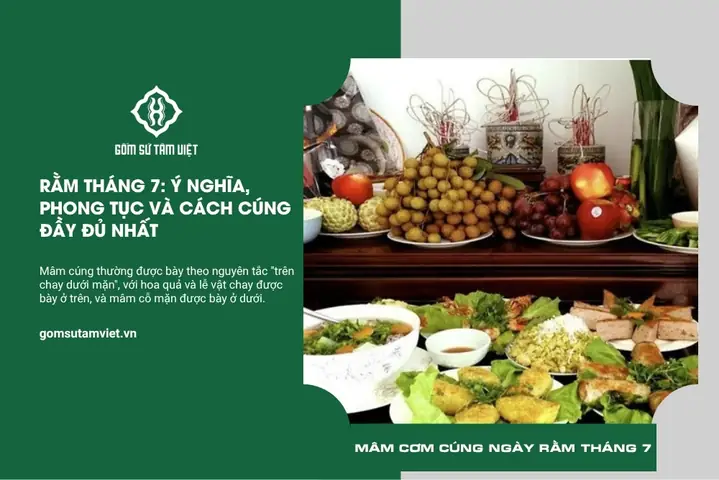 Bài Cúng Rằm Tháng 7 Tại Phòng Làm Việc: Văn Khấn Chuẩn Và Cách Bày Mâm Lễ Đầy Đủ
