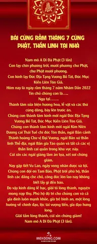 Tổng Hợp Bài Cúng Rằm Tháng 7 Ngắn Gọn, Dễ Đọc, Chuẩn Nghi Thức Cho Gia Tiên, Phật Và Cô Hồn