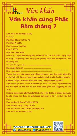 Bài Cúng Rằm Tháng 7 Tại Chùa: Văn Khấn Chuẩn, Lễ Vật & Hướng Dẫn Nghi Thức Đầy Đủ