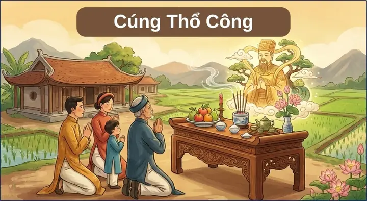 Bài Cúng Tạ Thần Linh Thổ Công: Văn Khấn Chuẩn - Ý Nghĩa - Thứ Tự Lễ Bái Chi Tiết Nhất