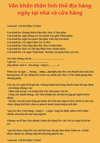 Bài Cúng Tạ Thần Linh Thổ Công: Văn Khấn Chuẩn - Ý Nghĩa - Thứ Tự Lễ Bái Chi Tiết Nhất