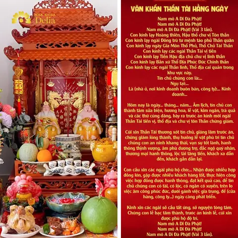 Cúng Thần Tài Ngày Mở Hàng: Lễ Văn Khấn Chính Xác Theo Phong Tục Người Việt