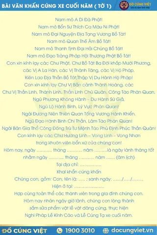 Hướng Dẫn Lễ Cúng Xe Mới An Toàn Giao Thông: Văn Cúng Đầy Đủ, Chi Tiết Nhất
