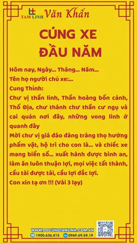 Hướng Dẫn Lễ Cúng Xe Mới An Toàn Giao Thông: Văn Cúng Đầy Đủ, Chi Tiết Nhất
