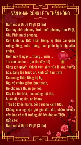 Tổng Hợp Văn Khấn Cúng Thần Nông Đầy Đủ Theo Từng Nghĩa Vụ (xuống Đồng, Lễ Tạ, Đi Đền) Kèm Hướng Dẫn Sắm Lễ Chuẩn