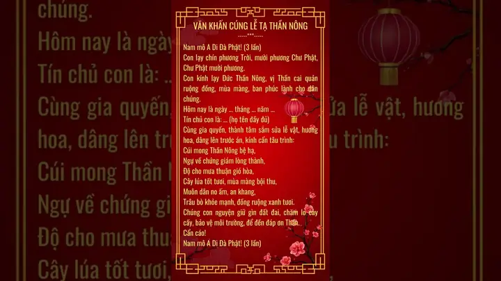 Tổng Hợp Văn Khấn Cúng Thần Nông Đầy Đủ Theo Từng Nghĩa Vụ (xuống Đồng, Lễ Tạ, Đi Đền) Kèm Hướng Dẫn Sắm Lễ Chuẩn