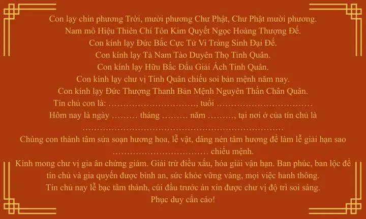 Bài Vị Cúng Giải Hạn Tại Nhà Chuẩn Nhất | Văn Khấn & Lễ Vật Đầy Đủ Chi Tiết