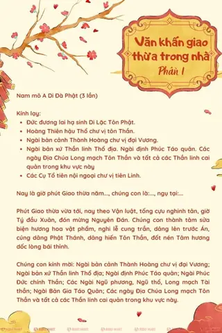 Văn Khấn Cúng Thổ Công Giao Thừa Trong Nhà Chuẩn Nhất: Bài Khấn Đầy Đủ, Mâm Lễ & Giờ Hoàng Đạo