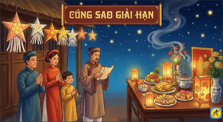 Hướng Dẫn Cách Cúng Giải Hạn Năm Tuổi Tại Nhà Chuẩn Nhất: Lễ Vật, Bài Vị, Văn Khấn, Thời Gian Vàng