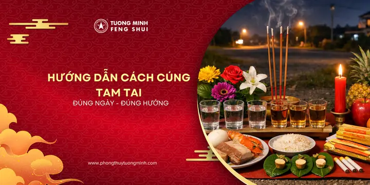 Hướng Dẫn Cách Cúng Tam Tai Năm 2026 Chuẩn Nhất Tại Nhà: Lễ Vật, Văn Khấn, Thời Gian Và Tuổi Phạm Hạn Hướng Dẫn Cách Cúng Tam Tai Năm 2026 Chuẩn Nhất Tại Nhà: Lễ Vật, Văn Khấn, Thời Gian Và Tuổi Phạm Hạn