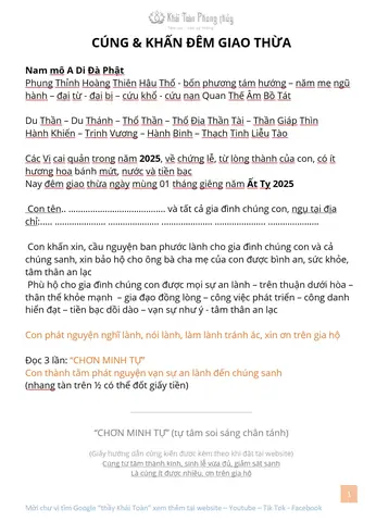 Hướng Dẫn Cách Vái Cúng Đêm Giao Thừa Chuẩn Lễ Nghi: Văn Khấn, Mâm Cúng, Giờ Cúng Trong Nhà & Ngoài Trời
