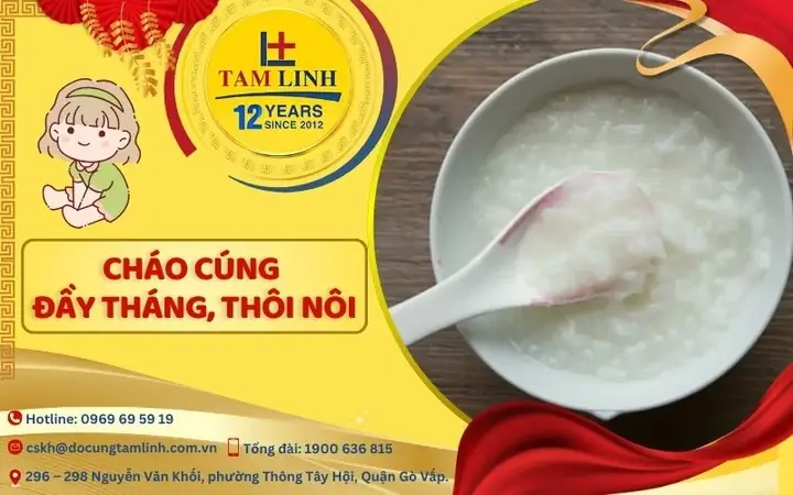 Cháo Cúng Đầy Tháng Là Cháo Gì? Tìm Hiểu Loại Cháo Truyền Thống Không Thể Thiếu Trong Lễ Cúng Cháo Cúng Đầy Tháng Là Cháo Gì? Tìm Hiểu Loại Cháo Truyền Thống Không Thể Thiếu Trong Lễ Cúng