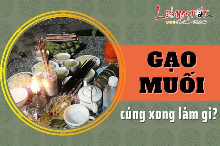 Cúng Sao Có Gạo Muối Không Và Ý Nghĩa Thực Sự Của Việc Dâng Lễ Cúng Sao Có Gạo Muối Không Và Ý Nghĩa Thực Sự Của Việc Dâng Lễ