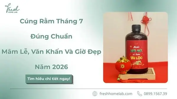 Cúng Tổ Tiên Tháng 7 Ngày Nào? Hướng Dẫn Mâm Lễ, Văn Khấn, Giờ Đẹp Năm 2026 Chuẩn Chỉnh Cúng Tổ Tiên Tháng 7 Ngày Nào? Hướng Dẫn Mâm Lễ, Văn Khấn, Giờ Đẹp Năm 2026 Chuẩn Chỉnh