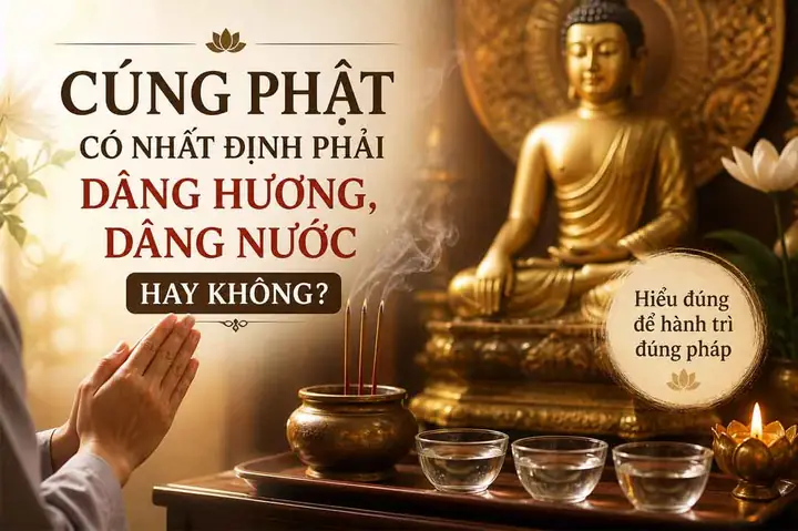 Hướng Dẫn Nghi Thức Dâng Hương Cúng Phật Chuẩn Chỉ: Cách Làm, Ý Nghĩa & Văn Khấn Tại Chùa - Tại Nhà