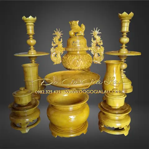 Tổng Hợp Bộ Đồ Thờ Cúng Bằng Gỗ Đầy Đủ: Thành Phần, Ý Nghĩa, Loại Gỗ & Giá Tham Khảo