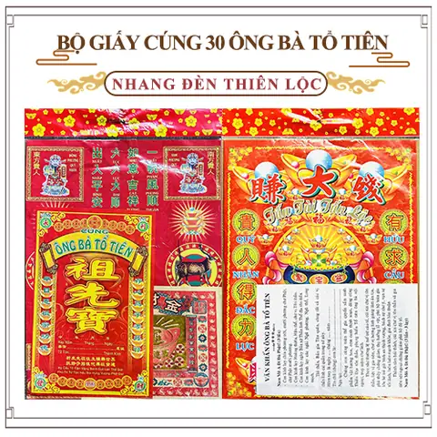 Hướng Dẫn Chuẩn Bị Giấy Tiền Cúng 30 Tết Đầy Đủ, Đúng Lễ Theo Phong Tục
