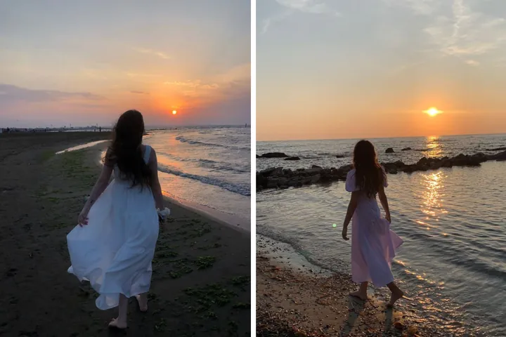 100+ Hình Ảnh Bình Minh Trên Biển Và Cô Girl Xinh 4k Chill Cực Đã