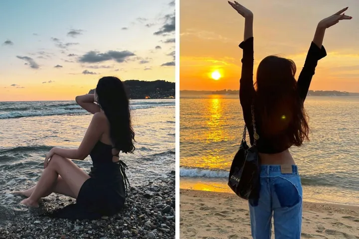 100+ Hình Ảnh Bình Minh Trên Biển Và Cô Girl Xinh 4k Chill Cực Đã