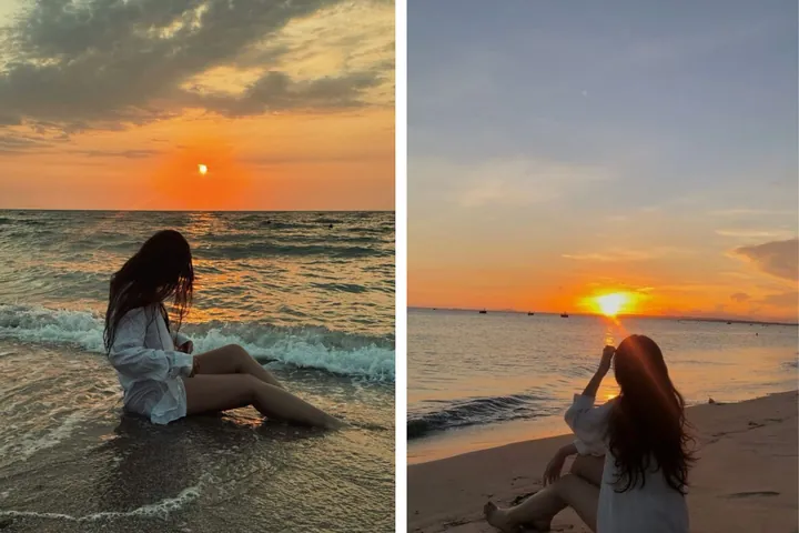 100+ Hình Ảnh Bình Minh Trên Biển Và Cô Girl Xinh 4k Chill Cực Đã