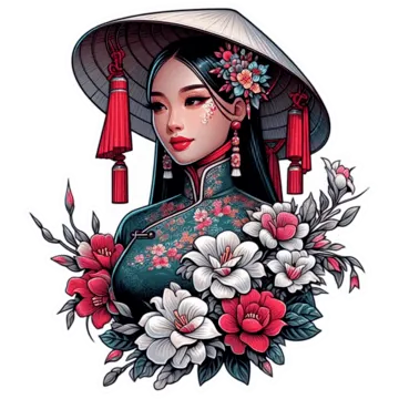 100+ Hình Ảnh Cô Gái Đình Làng Cực Chill Đậm Chất Cổ