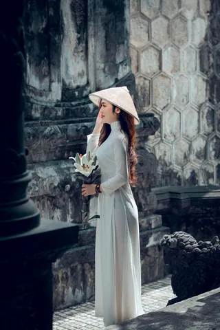 100+ Hình Ảnh Cô Gái Đình Làng Cực Chill Đậm Chất Cổ