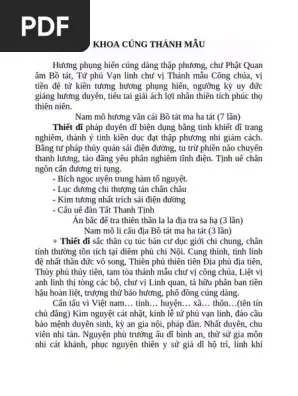 Khoa Cúng Thánh Mẫu Hội Đồng: Nội Dung Toàn Văn, Ý Nghĩa Và Hướng Dẫn Lễ Cúng Chuẩn Chính