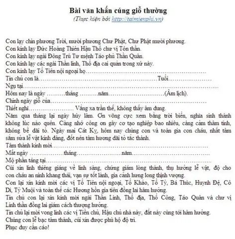 Tổng Hợp Văn Khấn Cúng Giỗ Cha Mẹ Chuẩn Nhất, Kinh Tụng Phật Giáo Và Mâm Cúng Đầy Đủ Theo Truyền Thống