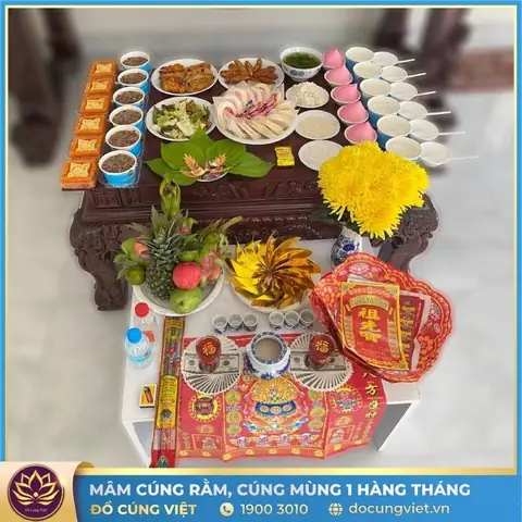 Hướng Dẫn Chuẩn Bị Mâm Cúng Mùng 1 Hàng Tháng Đầy Đủ: Lễ Vật, Cách Bày Và Văn Khấn Chuẩn Nhất