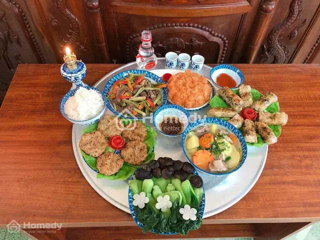 Mâm Cơm Cúng Về Nhà Mới Gồm Những Gì? Hướng Dẫn Chuẩn Bị Đầy Đủ Và Ý Nghĩa Lễ Nghi