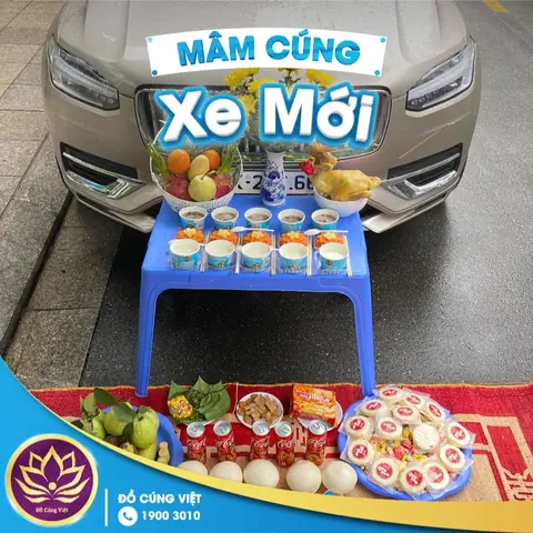 Hướng Dẫn Chuẩn Bị Mâm Ngũ Quả Cúng Xe Mới Đúng Phong Thủy, Đầy Đủ Lễ Vật & Văn Khấn (theo Vùng Miền)