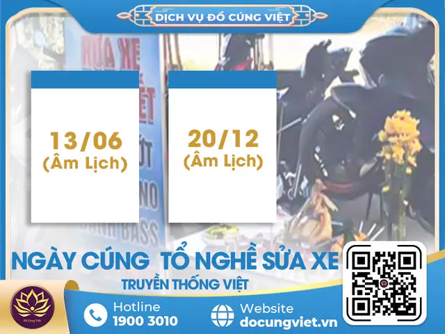 Ngày Cúng Tổ Nghề Sửa Xe Là Ngày Mấy? Lịch Âm/dương 2024-2025 & Hướng Dẫn Cúng Chuẩn Lễ Nghi