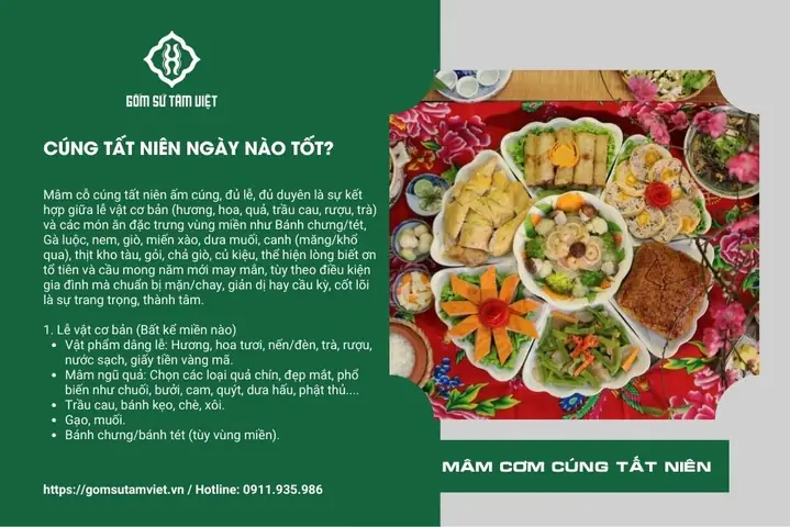 Lịch Ngày Tốt Cúng Tất Niên 2027 (tháng Chạp Đinh Mùi): Ngày Đẹp, Giờ Lành, Mâm Cúng & Văn Khấn Chuẩn
