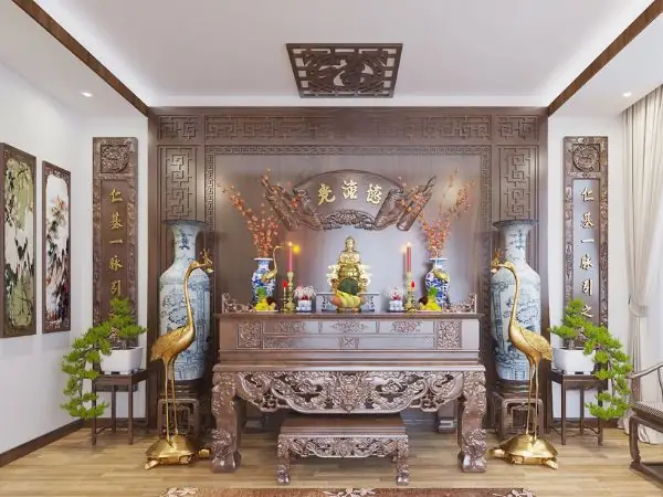 Hướng Dẫn Phong Thủy Phòng Thờ: Nguyên Tắc Đặt Bàn Thờ, Cấm Kỵ Và Cách Bài Trí Đồ Thờ Chuẩn Nhất