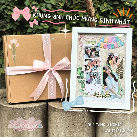 100+ Mẫu Khung Ảnh Sinh Nhật Bạn Gái Đẹp, Tặng Crush Tim Tan Chảy