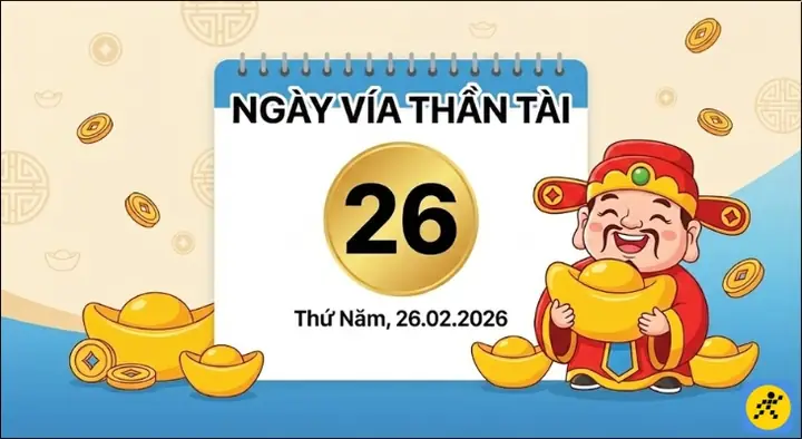 Thời Gian Cúng Ngày Vía Thần Tài 2025 - 2026: Ngày Nào, Giờ Nào Tốt? Chuẩn Bị Mâm Cúng & Văn Khấn Chuẩn