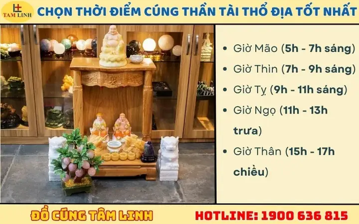 Hướng Dẫn Thời Gian Cúng Thần Tài Thổ Địa Chuẩn Nhất: Ngày Cúng & Giờ Vàng Chiêu Tài Lộc