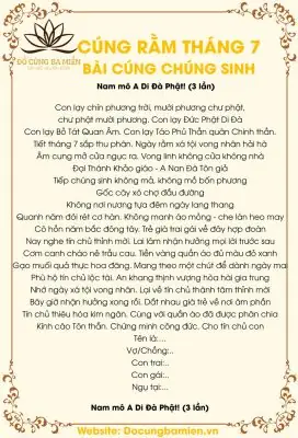 Hướng Dẫn Nghi Thức Cúng Chúng Sinh Tại Nhà: Quy Trình, Bài Tụng Kinh Và Văn Khấn Đầy Đủ Nhất