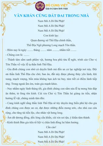 Văn Khấn Cúng Đất Ở Huế Chuẩn Nhất: Nội Dung Đọc, Tục Lệ, Mâm Cúng Và Cách Làm Lễ Đầy Đủ