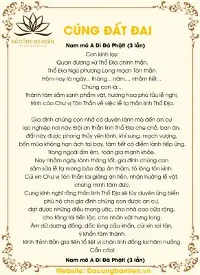 Văn Khấn Cúng Đất Ở Huế Chuẩn Nhất: Nội Dung Đọc, Tục Lệ, Mâm Cúng Và Cách Làm Lễ Đầy Đủ